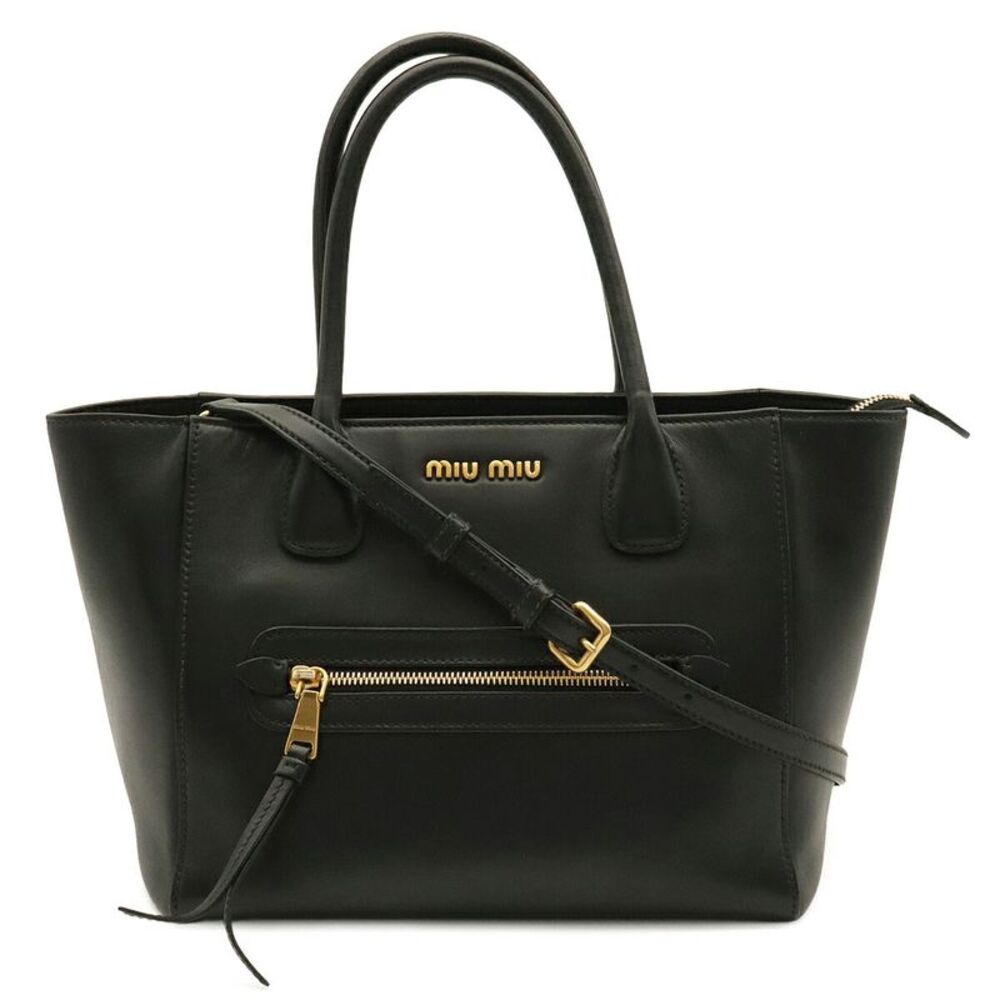 Miu Miu Madras Tote Bag